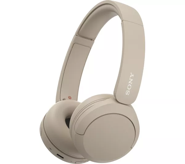 SONY WH-CH520C Wireless Bluetooth Headphones – Beige